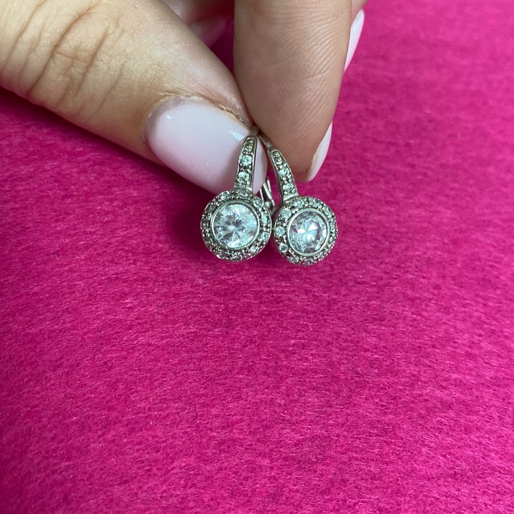 Cubic x earrings